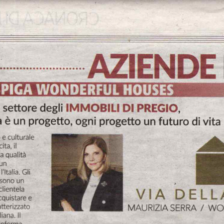 Maurizia Serra, intervistata dal Corriere della Sera.